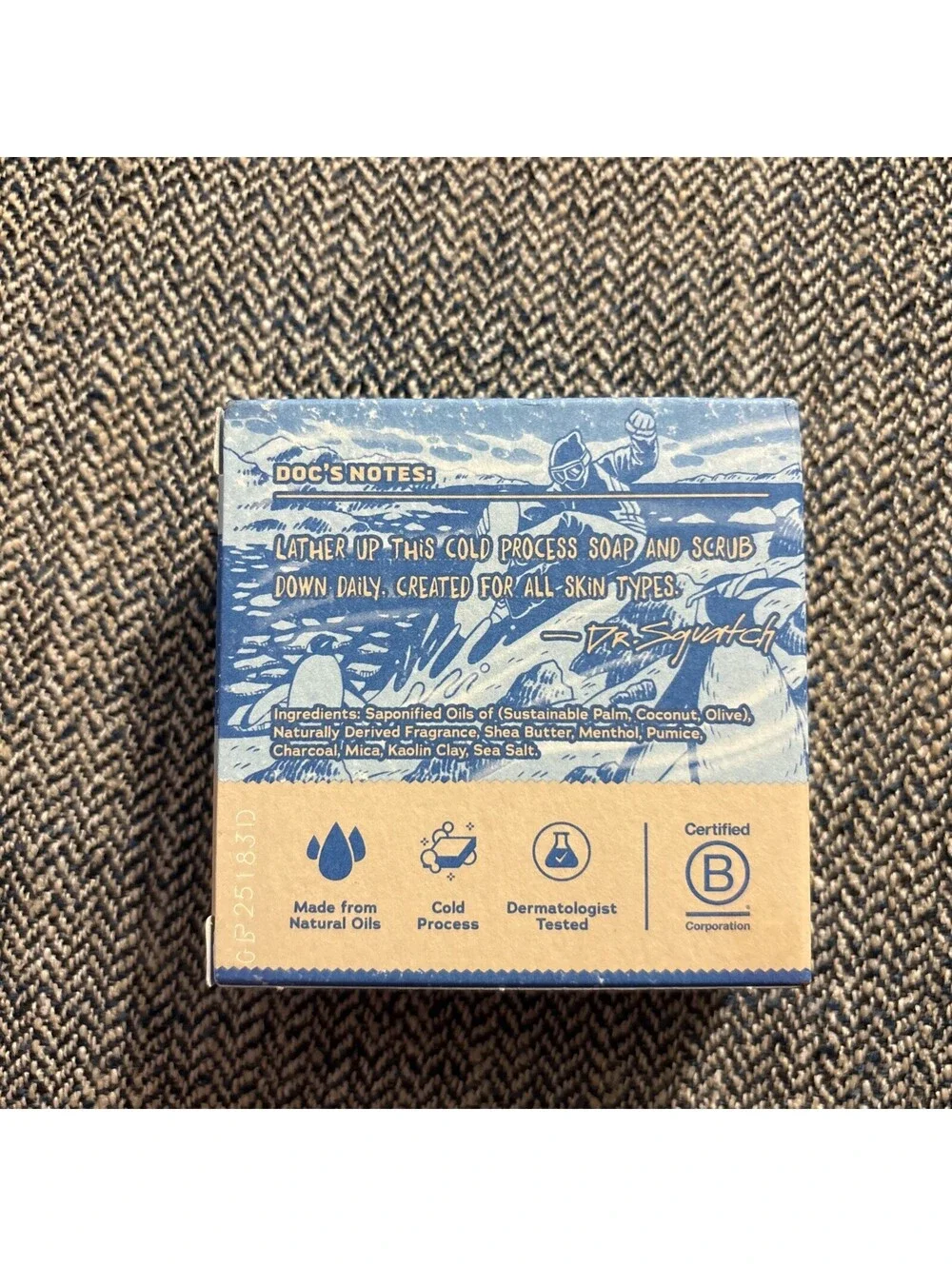Dr. Squatch Ltd Ed. Bar Soap Polar Rush Heavy Grit 5oz